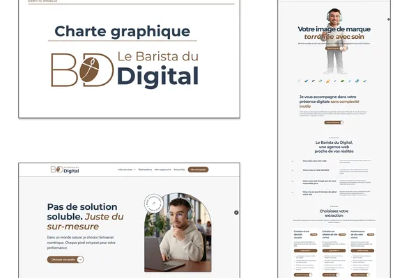 Site web Le Barista du Digital